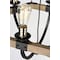 Maxim Lighting Lodge 6-Light 24" Wide Weathered Oak / Bronze Chandelier 20335WOBZ - alternate 3